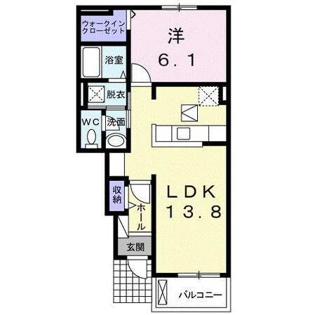 エレガンシアIの物件間取画像